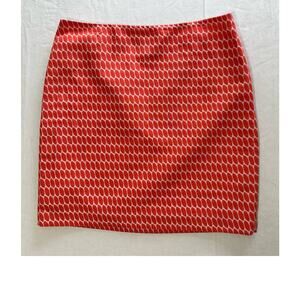 Ann Taylor Mini Skirt Orange Size 6